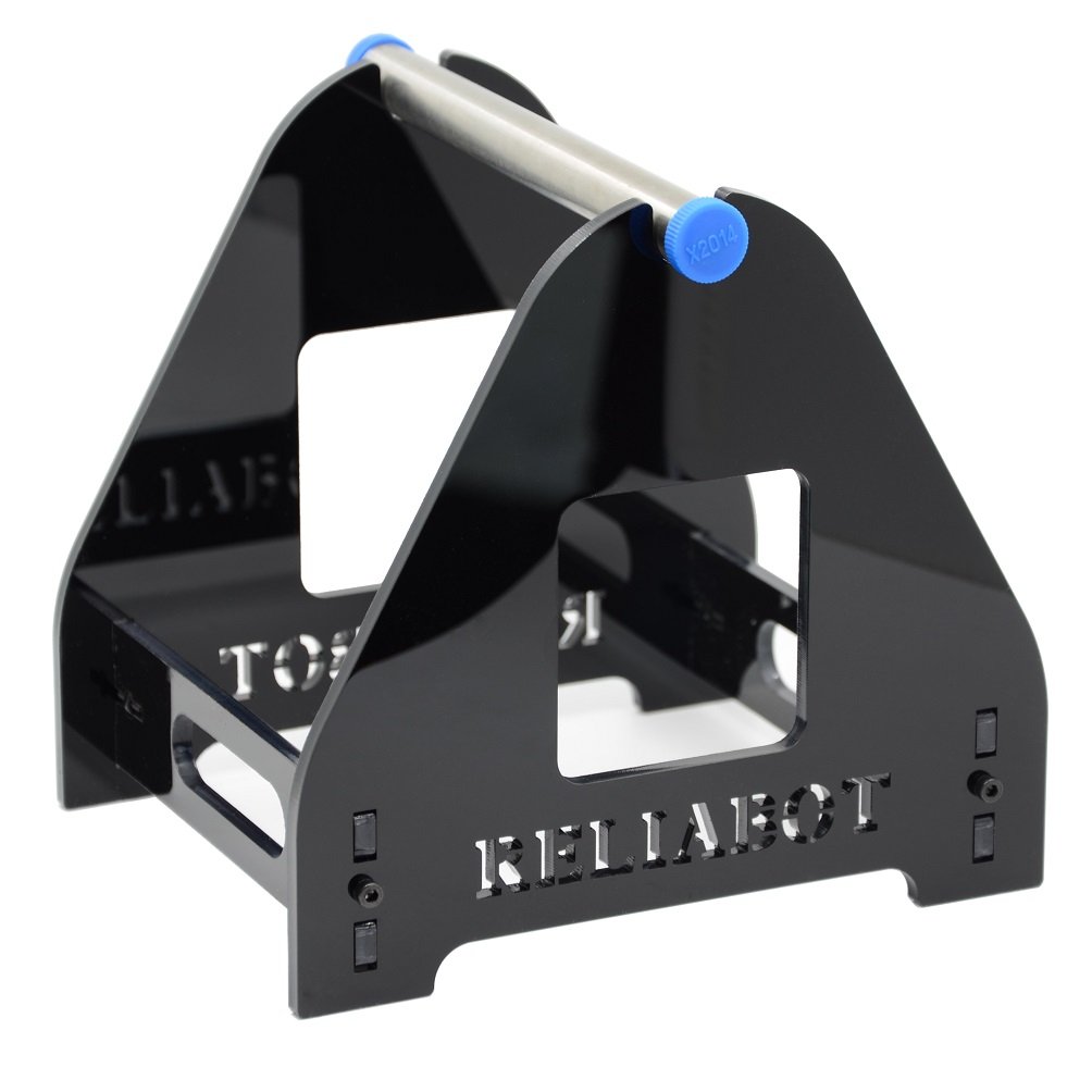 ReliaBot 1 Spool Acrylic 3D Printer Filament Holder Mount Rack for 500G 0.5KG 1KG PLA, ABS, Wood, TPU, Nylon, PETG, PC, Flexible Materials