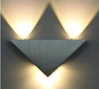 Wall Lamps For Bedroom Modern Led Wall Light Wall Spotlights Stairs Bedroom Lights Kitchen Up Modern Led Wall Lamp 3w Aluminum Body Triangle Wall Lamp Bedroom Home Lighting Bathroom Lamp Wall Lamp