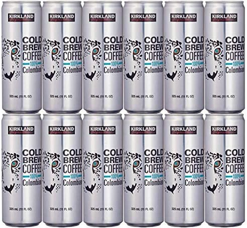 Cold Brew Coffee (Pack 12) 100% Colombian