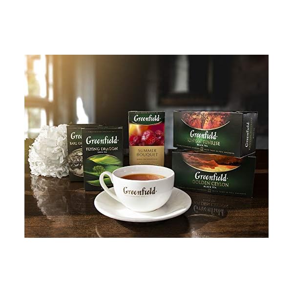 GREENFIELD KENYAN SUNRISE | 25 TEE BEUTEL | Schwarztee | Klassischer Schwarzer Tee | FrÃ¼hstÃ¼ck | Kenia | Antioxidants rich | Black Tea, Kenya | 50g – Bild 8