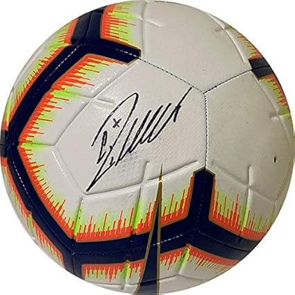 soccer ball signed by ronaldo