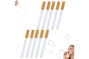 10Pcs Bubble Cigarette,Fake Cigarette Stress Relief Accessary, Funny Bubbles Makers,Mini Bubble Blower Sticks,Novelty Gifts f
