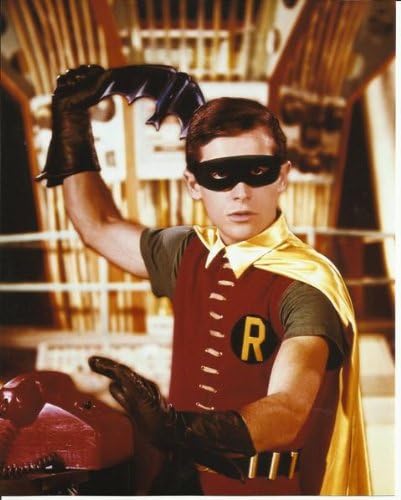 Batman 60's Burt Ward as Robin Dick Grayson with Batarang 8 x 10 Photo