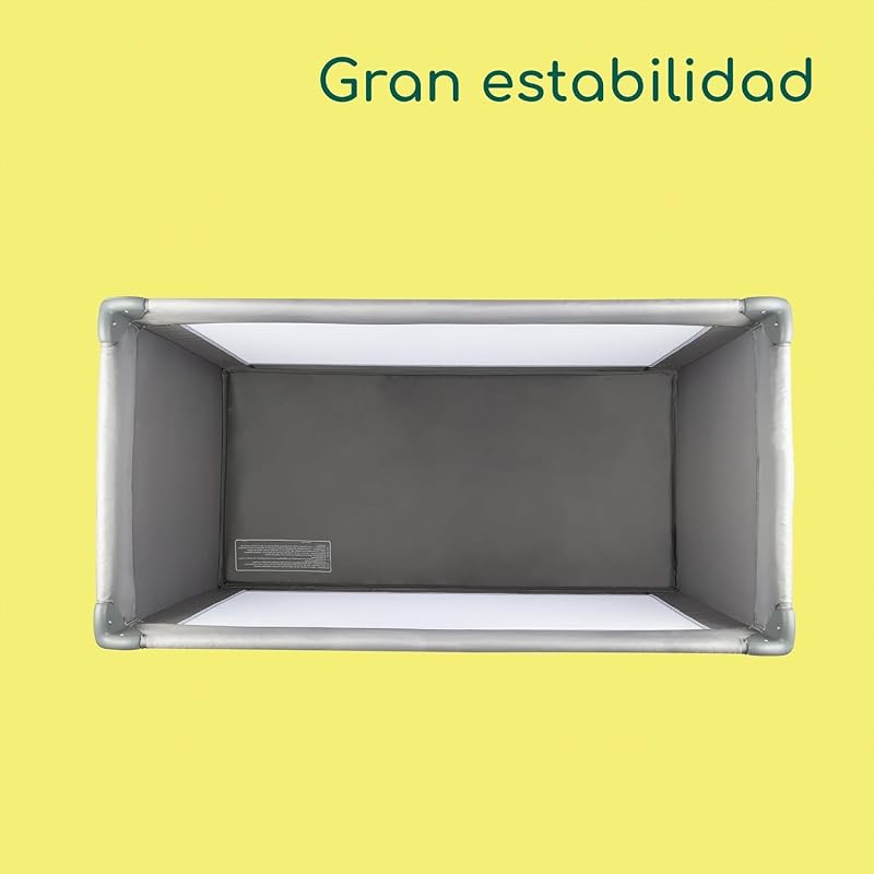 Bebeconfort soft dreams, berço de viagem, regulável em altura, do nascimento aos 3,5 anos, até 15 kg, grey mist