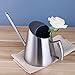 IMEEA Indoor Watering Can Stainless Steel Watering Can for Indoor Plants with Long Spout, 50oz/1.5L