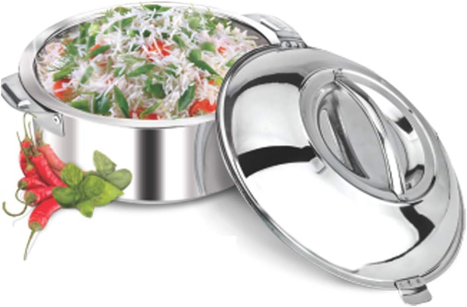 Stainless Steel Serving Pot, Casserole, Hotpot, Chapati Box