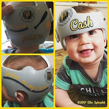 Baseball Personalized Cranial Band Decals Working On My Curve