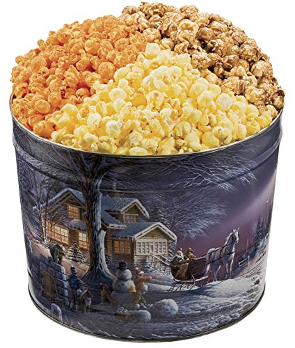 Popcorn Trio Gift Tin from The Wisconsin Cheeseman