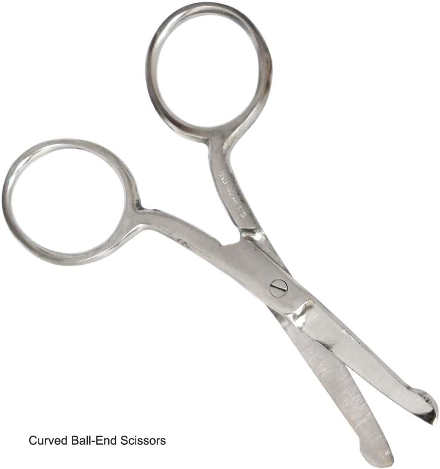 Blade Pro 3.5" Safety Nose Bandage Cutting Scissors : (Pack of 2 Pc)