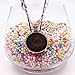 Dcatcher 24 PCS Bezel Pendant Trays Round Cabochon Settings Trays Pendant Blanks, 25mm Diameter, Antique Brass Colour