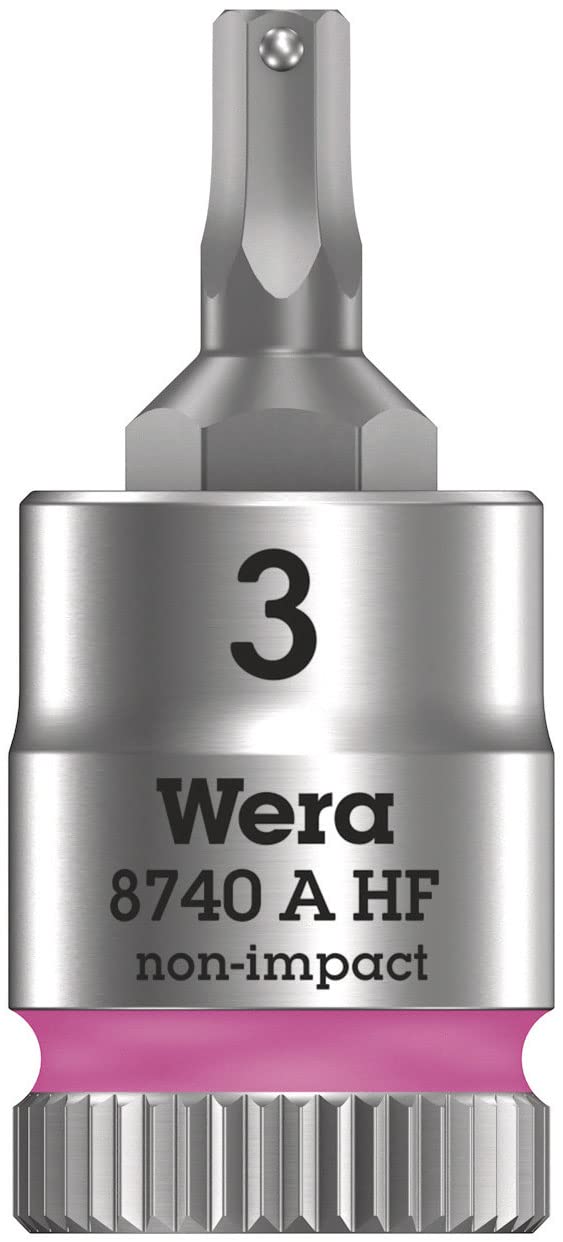 Wera 8740 A HF Hex-Plus SW 6.0 x 100 mm, Pink, 05003332001