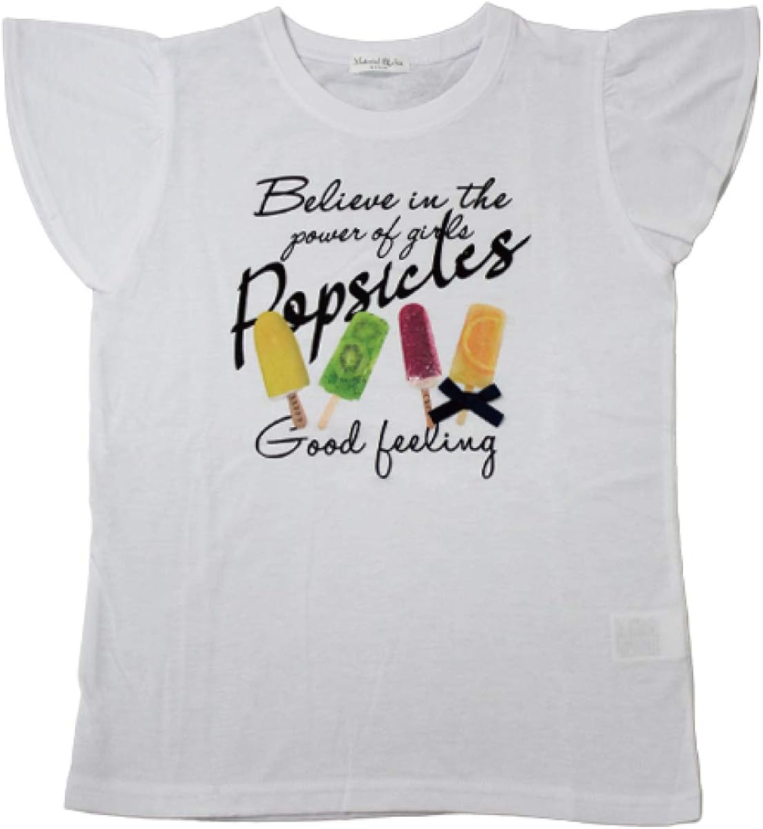 Amazon 子供服 Tシャツ 女の子 女子 キッズ服 夏服 半袖 小学生 服 子供 女 ジュニア ガール リボン フリル Fj3925 04 150 Tシャツ カットソー 通販