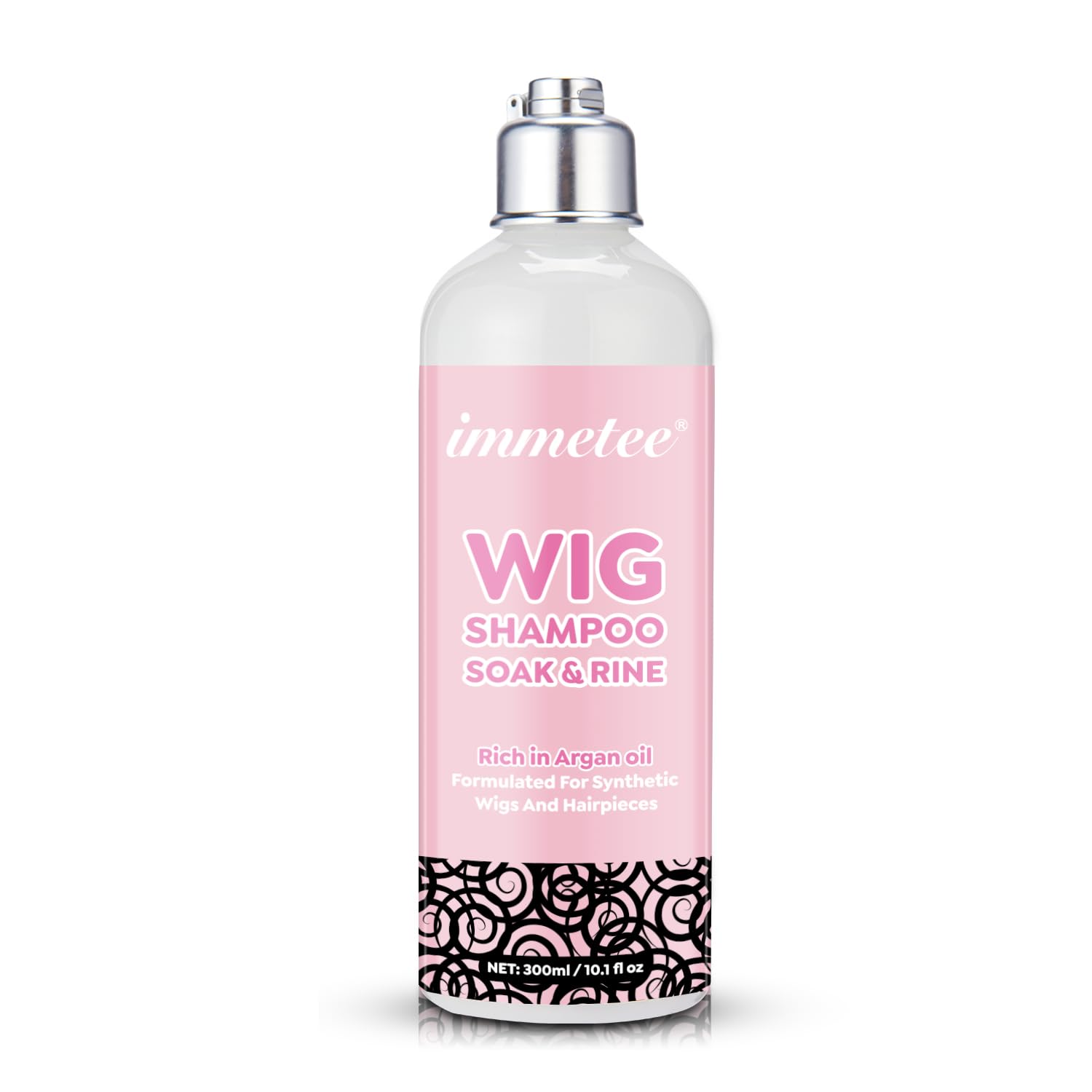 immetee 2 in 1 Shampoo & Conditioner for Wig, Soak & Rinse Synthetic Hair, Prolong Wig life. 300ml/10.1fl oz — image 1
