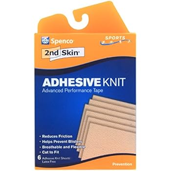 Spenco 2nd Skin Adhesive Knit Blister Protection, Sports, 6 Count