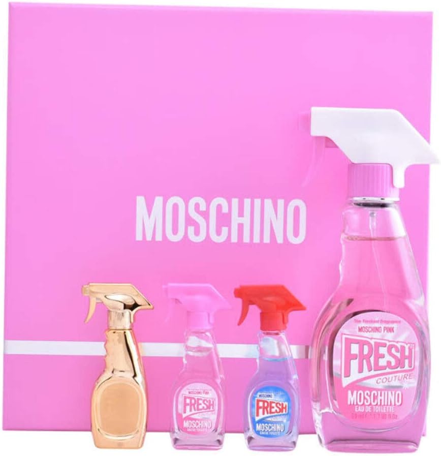 moschino fresh pink set