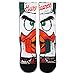 NCAA Miami Hurricanes Sebastian The Ibis University Custom Athletic Crew Socks, Large/X-Large, White