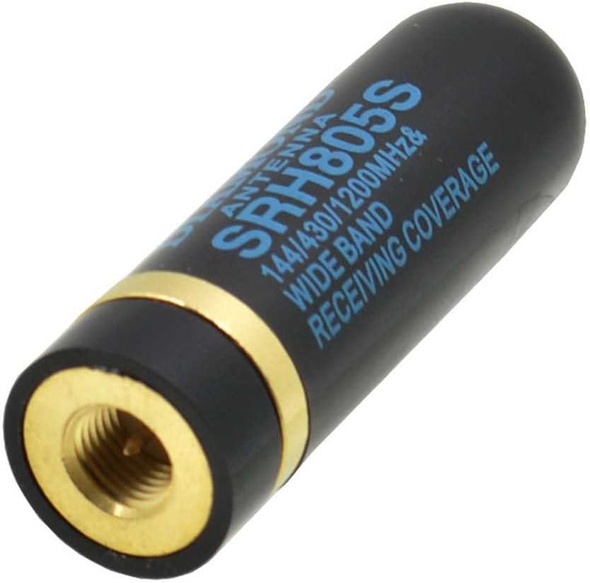 Uzinb SRH805S SMA-M Male Dual Band VHF/UHF 144/430MHz for Baofeng UV-3R PX-2R VX-3R V-6R VX-7R TH-UVF9 Radio Antenna