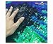 3 Feet 1 Yard Mermaid Flip Up Sequin Reversible Sparkly Stretch Fabric Sold by The Yard for Dress/Decor/Clothing (#24 Green&Black)