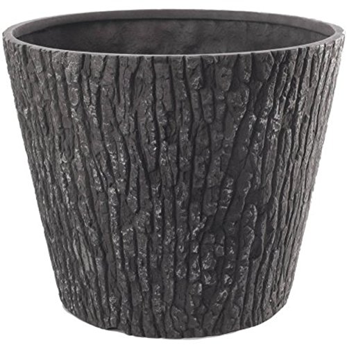 Durable Lightweight Oak Texture Nature's Look Pot Planters