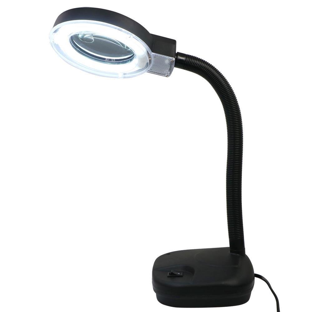 5X 10X Desk Table Magnifier Lamp Light Magnifying Glass Lens Buy