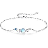 Twoowl Starfish Shell Bracelets 925 Sterling Silver Beach Bracelet Ocean Jewelry Gifts for Women Girls