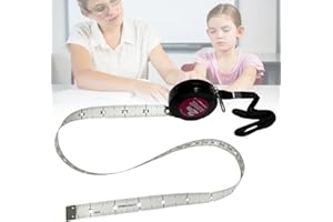 MUROCEA Braille Tape Measure for Visually Impaired Aids Supplies - 78" (2 m) Blind Tactile Imperial Soft Ruler for Learning Aid Tools, Clearly Palpable Points Design, 1 PCS