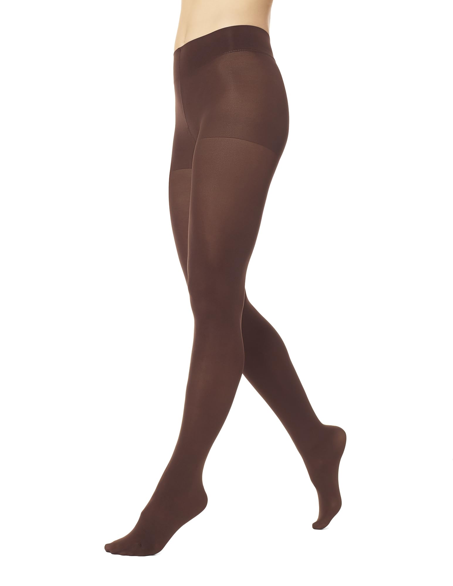 Photo 1 of Hue Women's Super Opaque Tights with Control Top, Espresso, 4