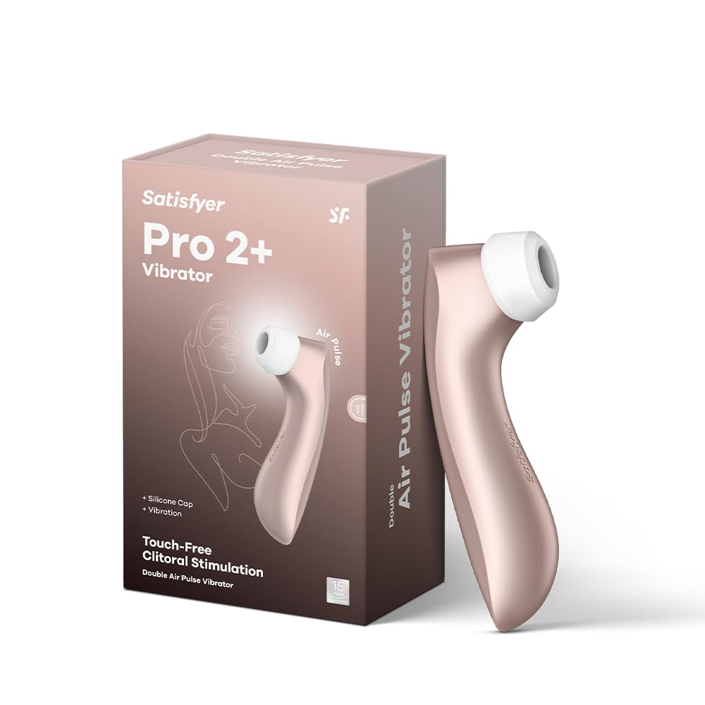 Satisfyer Pro 2 Plus Vibrator Dildo | Quiet Strong Clitoral Stimulation | Sex Toy Gift for Women | Extremely Erotic Sex-Toy | Pressure Wave Adult Massager | Stimulator for Ladies