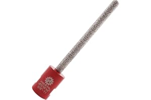 FOCSTOL Diamond Mortar Raking Bit - 5/16''x4''(8x100mm) Diamond Mortar Router for Mortar Raking Tuck Pointing Masonry Stone B