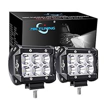MICTUNING CREE Led Light Bar, 2PCS 4Inch 18W Spot Led Pods 1260lm Off Road Driving Fog Lights For Jeep Rzr ATV UTV SUV Truck Boat Motorcycle