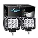 MICTUNING Led Light Bar, 2PCS 4Inch 18W Spot Led Pods 1260lm Off Road Driving Fog Lights For Jeep Rzr ATV UTV SUV Truck Boat Motorcycle