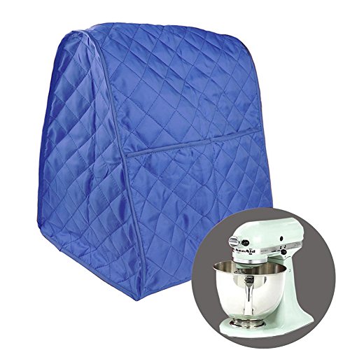 Stand Mixer Cover Dust-proof with Organizer Bag Universal Fit for All the Kitchenaid Mixer (Blue)