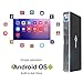 TOUMEI C800S DLP Mini Projector Android Portable Smart Wire Wireless WiFi Home Outdoor Office Projector, Support Bluetooth HD 1080P HDMI-in USB TF-Card Remote Control with Free Tripod