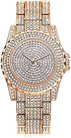 Fashion Clearance! Noopvan Crystal Watches Women Quartz Wristwatch Clock Ladies Dress Gift Watches (Rose Gold)