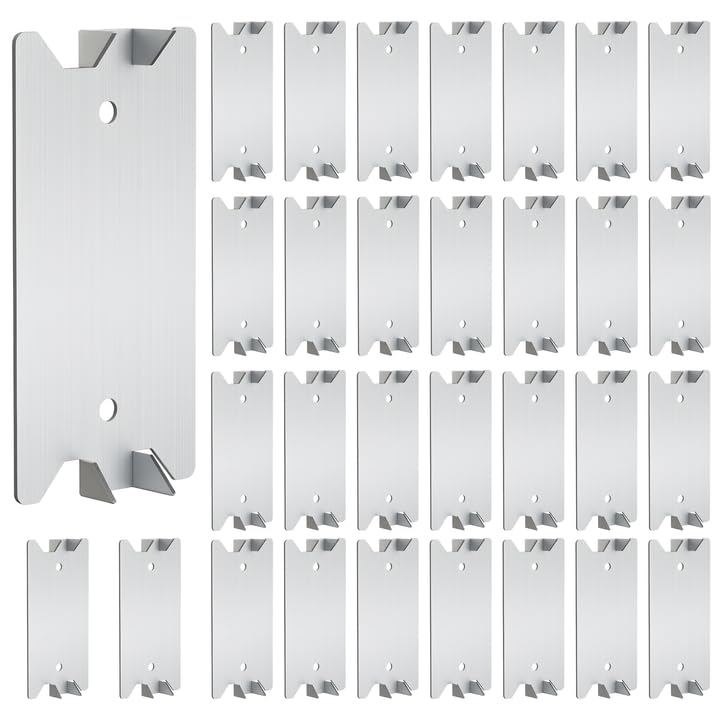 Photo 1 of 100 PCS Nail Plates for Wood Studs 1.5 x 4 Inch, Galvanized Steel Nail Plates for Wire Protection?
