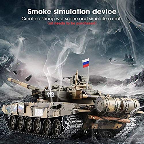HSB Erwachsene Off-Road Crawler Panzer RC Panzer Upgraded russischen T90 Tank Fernbedienung Modell Tracks 1/16… – Bild 5
