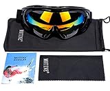 MOTINE Outdoor Sports Ski Goggles,UV Protection Windproof Ski Glasses for CS Army Tactical Military,Snowmobile,Bicycle,Motorcycle