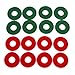 UTSAUTO Battery Terminal Anti Corrosion Washers Fiber 16 Pieces Battery Terminal Protector (8 Red and 8 Green)