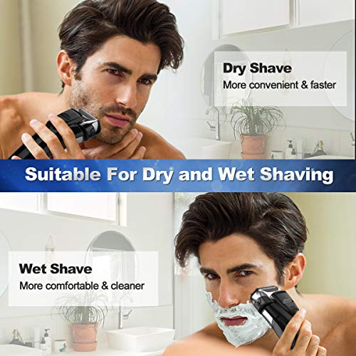 Vifycim Electric Shavers for Men, Mens Electric Razor, Wet Dry Man Foil