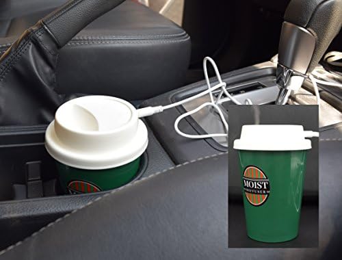 UTRAX Car USB Ultrasonic Humidifier Aroma Essential Oil Diffuser Cab Air Freshener Purifier (Deep Green)