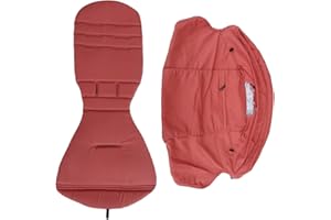 AICTIMO Baby Stroller Sun Canopy and Replacement Seat Cushion Compatible with Babyzen YOYO, Stroller Sunshade, Stroller Awnings, Water-Repellent Fabric. (Pink)