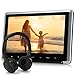 NAVISKAUTO 10.1 Inch Car Headrest DVD Player HD 1080P TFT LCD Screen Headrest Monitor with HDMI Port and Remote Control and Cigar Lighter Charger and IR Headphone (CH1008B+Y0101)