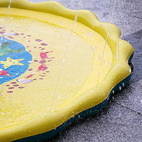 image for CASOFU Splash Play Mat, Perfect Inflatable Outdoor Sprinkler Pad, Outd