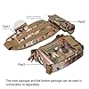 BLISSWILL-Outdoor-Multifunctional-Fishing-Tackle-Bag-Water-Resistant-Waist-Shoulder-Carry-Strap-Storage-Waist-Pack-Sling-Bag-Fishing-Gear-Storage-for-Fishing-Hunting-Climbing-Hiking