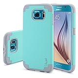 S6 Case, Tauri [Dual Layer] Samsung Galaxy S6 [Slim Thin] Hybrid Armor Defender Case Cover For Samsung Galaxy S6 - Mint