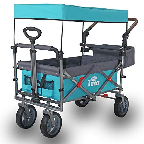 wagon with push handle