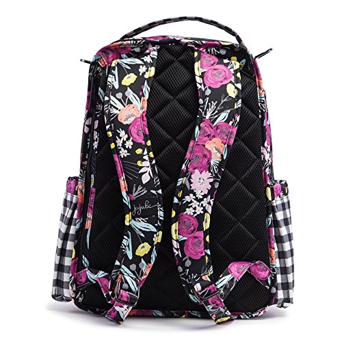Ju-Ju-Be Onyx Collection Be Right Back Backpack Diaper Bag, Gingham Bloom - Thumbnail 3