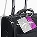 NUOLUX Travel Luggage Tags Suitcase Luggage Bag Tags Pack of 7