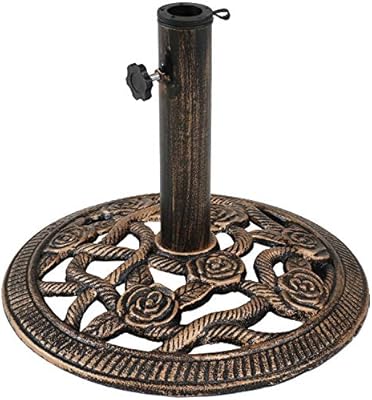 decorative patio umbrella stand