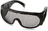 Crossfire 19218 Wire Mesh Safety Glasses - Matte Black Frame